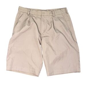 Nike Golf Classic Fit Shorts Performance Stretch Khaki 32